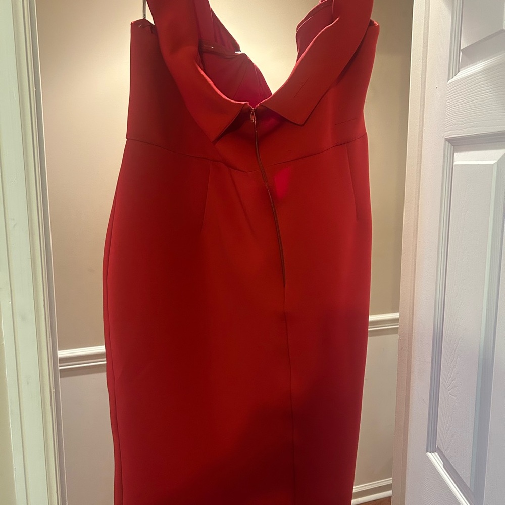 ASOS Vibrant Red Dress - Picture 3 of 4